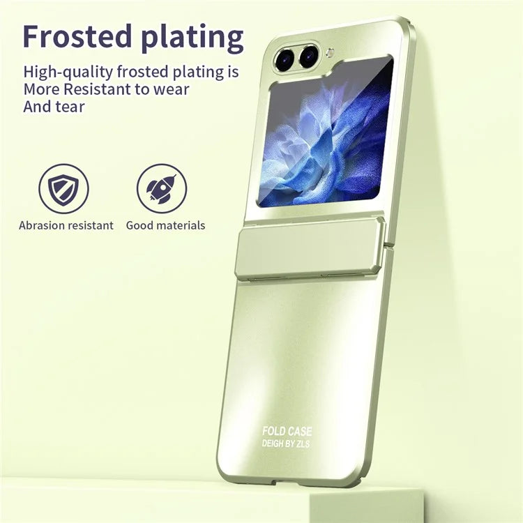 For Samsung Galaxy Z Flip6 5G Case Electroplating PC Hard Phone Cover