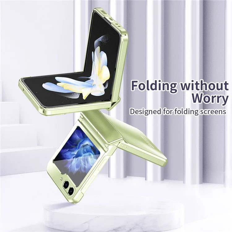 For Samsung Galaxy Z Flip6 5G Case Electroplating PC Hard Phone Cover