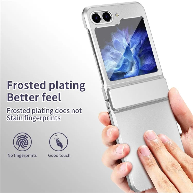 For Samsung Galaxy Z Flip6 5G Case Electroplating PC Hard Phone Cover