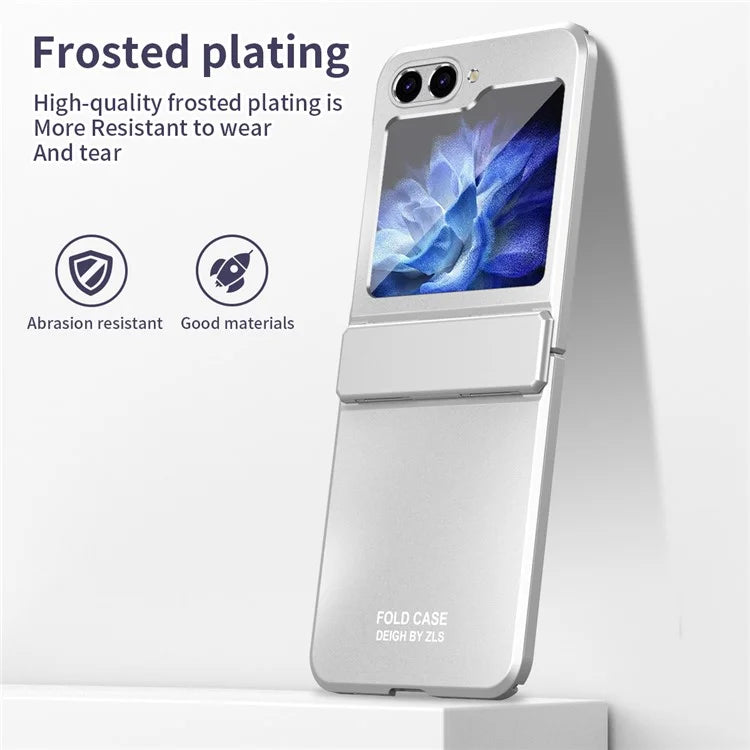 For Samsung Galaxy Z Flip6 5G Case Electroplating PC Hard Phone Cover