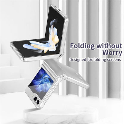 For Samsung Galaxy Z Flip6 5G Case Electroplating PC Hard Phone Cover