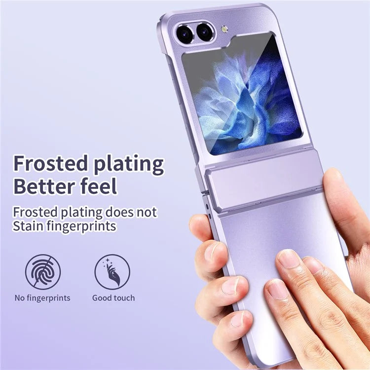 For Samsung Galaxy Z Flip6 5G Case Electroplating PC Hard Phone Cover