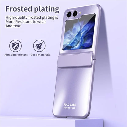 For Samsung Galaxy Z Flip6 5G Case Electroplating PC Hard Phone Cover