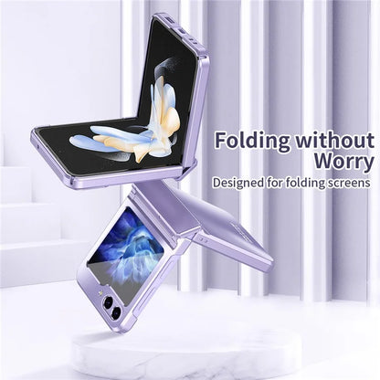 For Samsung Galaxy Z Flip6 5G Case Electroplating PC Hard Phone Cover