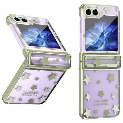 For Samsung Galaxy Z Flip6 5G Case Protective Hard PC Stars Pattern Phone Cover