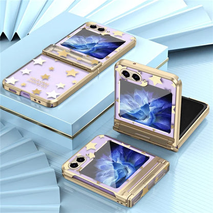 For Samsung Galaxy Z Flip6 5G Case Protective Hard PC Stars Pattern Phone Cover