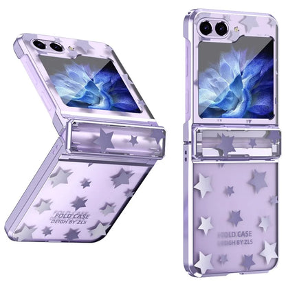 For Samsung Galaxy Z Flip6 5G Case Protective Hard PC Stars Pattern Phone Cover