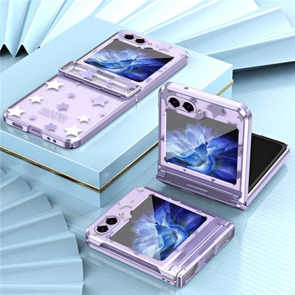 For Samsung Galaxy Z Flip6 5G Case Protective Hard PC Stars Pattern Phone Cover