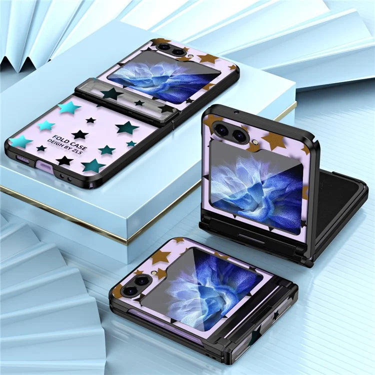 For Samsung Galaxy Z Flip6 5G Case Protective Hard PC Stars Pattern Phone Cover