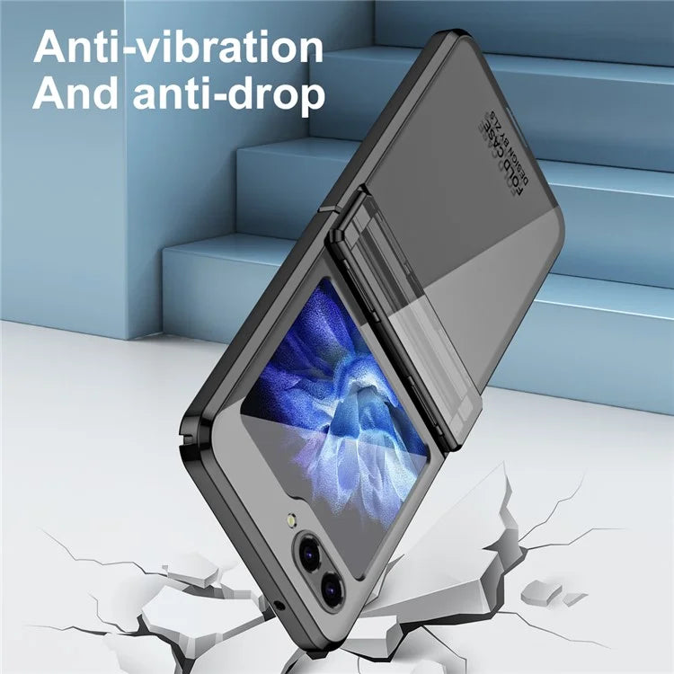 For Samsung Galaxy Z Flip6 5G Case Electroplating Hard PC Folding Phone Cover
