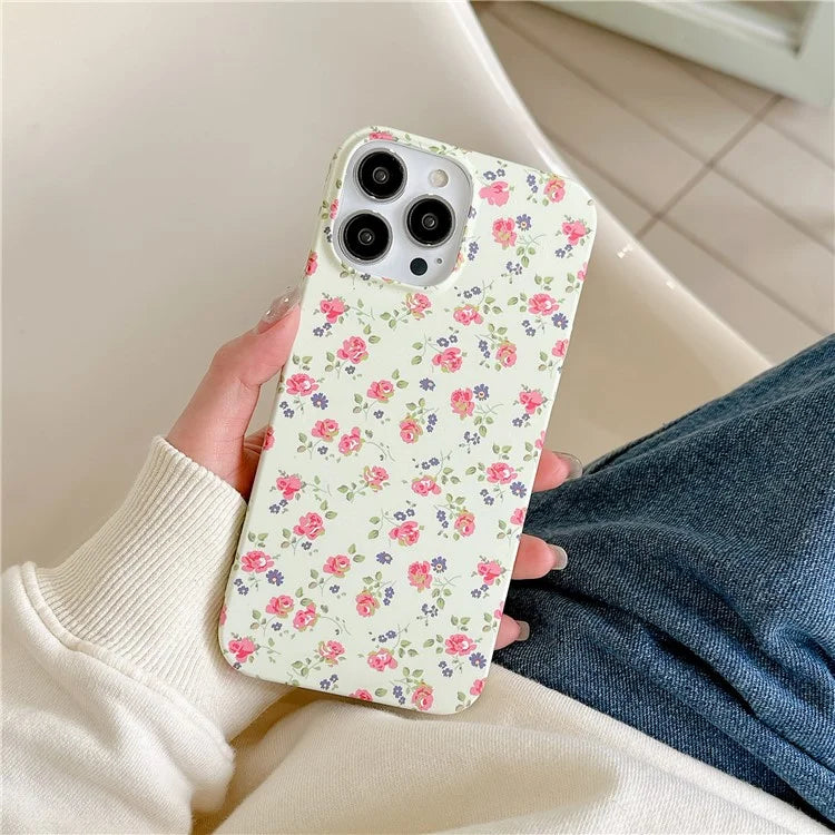 ARU For iPhone 14 Pro Case Water Transfer Printing Matte TPU Shockproof Phone Cover