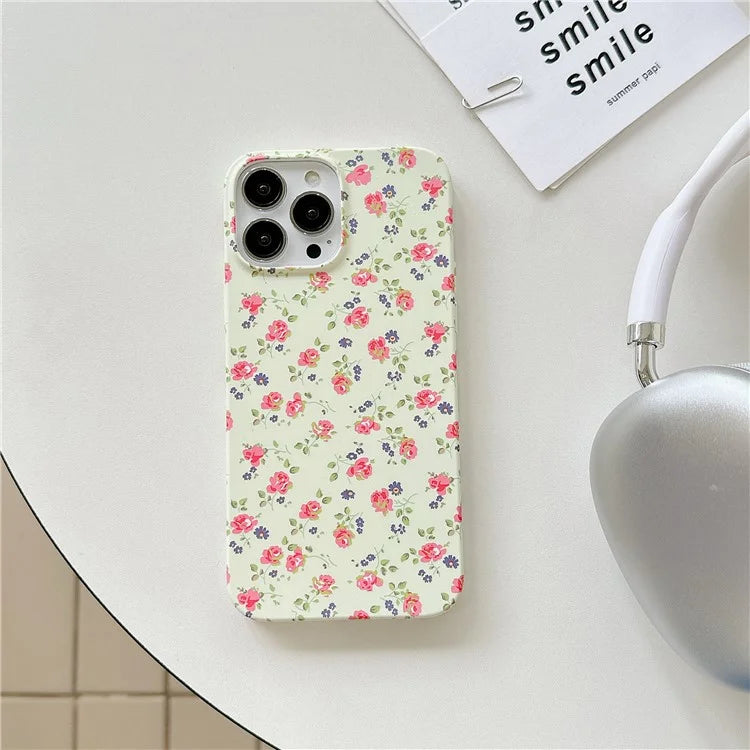 ARU For iPhone 14 Pro Case Water Transfer Printing Matte TPU Shockproof Phone Cover