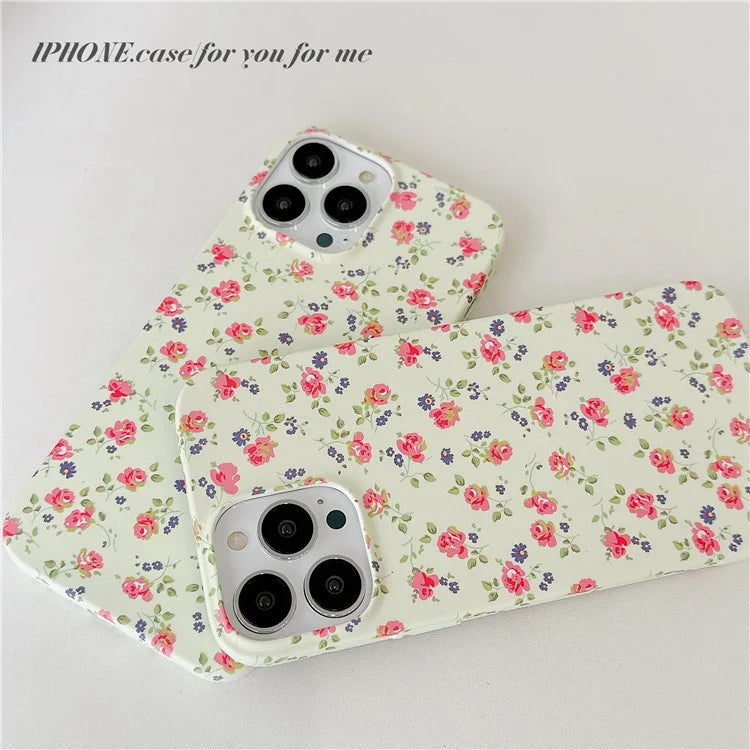 ARU For iPhone 14 Pro Case Water Transfer Printing Matte TPU Shockproof Phone Cover