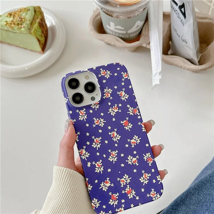 ARU For iPhone 14 Pro Case Water Transfer Printing Matte TPU Shockproof Phone Cover