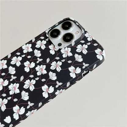 ARU For iPhone 14 Pro Case Water Transfer Printing Matte TPU Shockproof Phone Cover