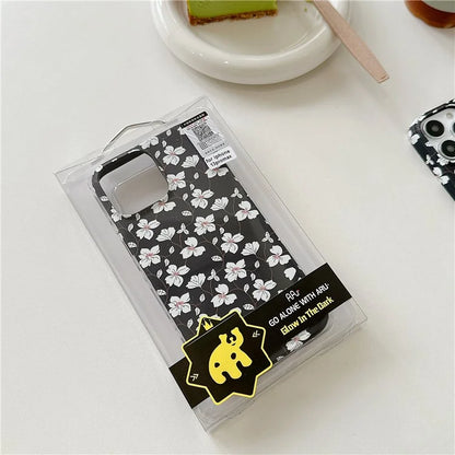 ARU For iPhone 14 Pro Case Water Transfer Printing Matte TPU Shockproof Phone Cover