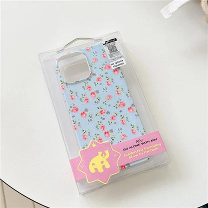 ARU For iPhone 14 Pro Case Water Transfer Printing Matte TPU Shockproof Phone Cover