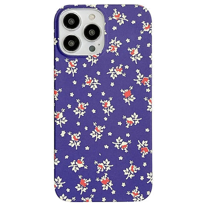 ARU For iPhone 13 Pro Max 6.7 inch Case Water Transfer Printing Matte Soft TPU Phone Cover