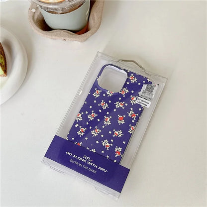 ARU For iPhone 13 Pro Max 6.7 inch Case Water Transfer Printing Matte Soft TPU Phone Cover