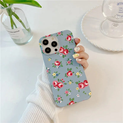 ARU For iPhone 13 Pro Max 6.7 inch Case Water Transfer Printing Matte Soft TPU Phone Cover