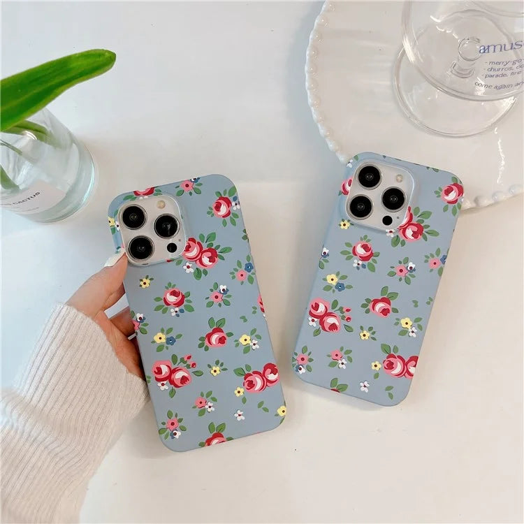 ARU For iPhone 13 Pro Max 6.7 inch Case Water Transfer Printing Matte Soft TPU Phone Cover