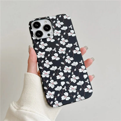 ARU For iPhone 13 Pro Max 6.7 inch Case Water Transfer Printing Matte Soft TPU Phone Cover