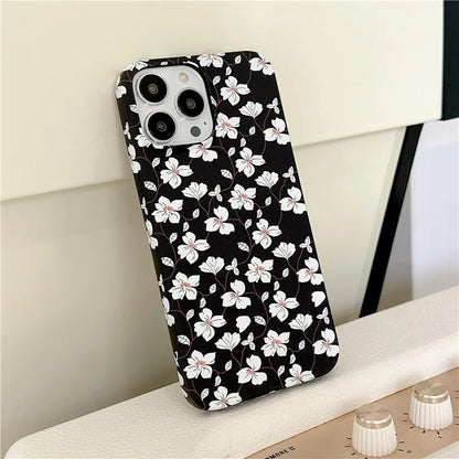 ARU For iPhone 13 Pro Max 6.7 inch Case Water Transfer Printing Matte Soft TPU Phone Cover