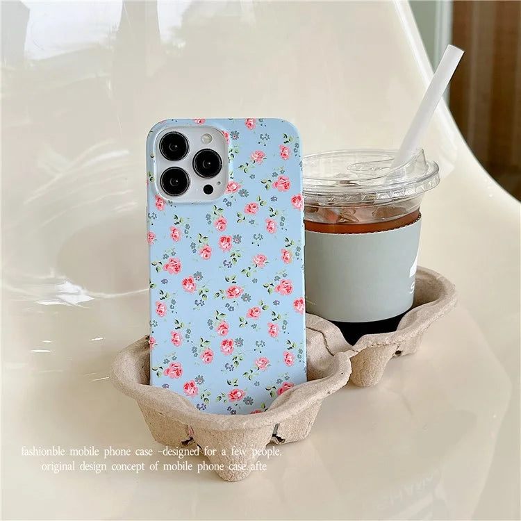 ARU For iPhone 13 Pro Max 6.7 inch Case Water Transfer Printing Matte Soft TPU Phone Cover