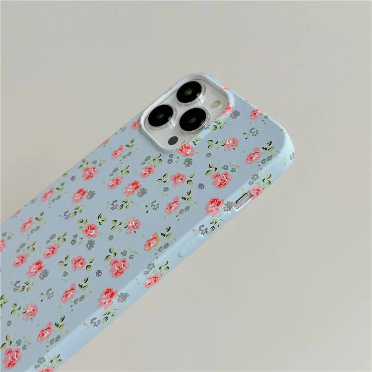 ARU For iPhone 13 Pro Max 6.7 inch Case Water Transfer Printing Matte Soft TPU Phone Cover