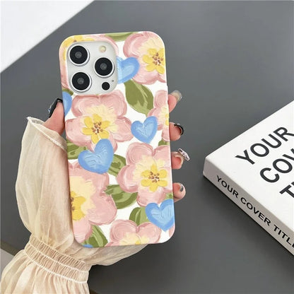ARU For iPhone 14 Pro Max Case Matte Water Transfer Printing TPU Phone Protective Cover