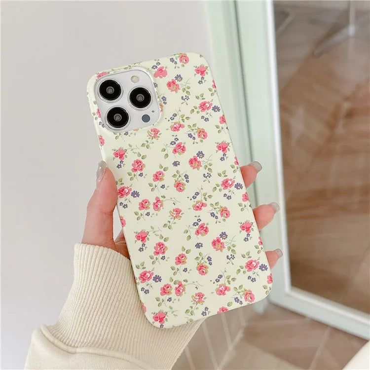 ARU For iPhone 14 Pro Max Case Matte Water Transfer Printing TPU Phone Protective Cover