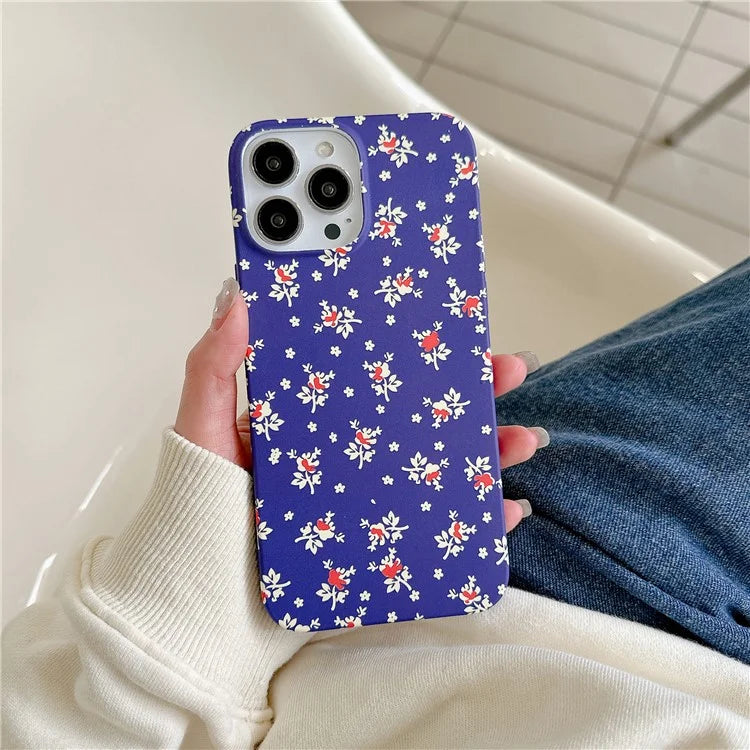 ARU For iPhone 14 Pro Max Case Matte Water Transfer Printing TPU Phone Protective Cover