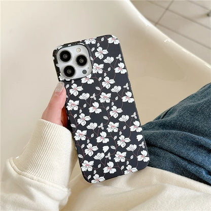 ARU For iPhone 14 Pro Max Case Matte Water Transfer Printing TPU Phone Protective Cover