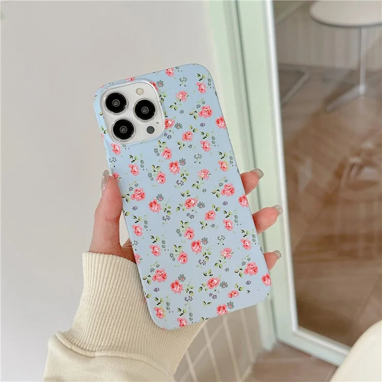 ARU For iPhone 14 Pro Max Case Matte Water Transfer Printing TPU Phone Protective Cover