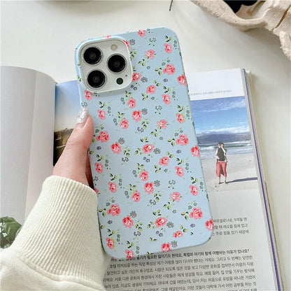 ARU For iPhone 14 Pro Max Case Matte Water Transfer Printing TPU Phone Protective Cover