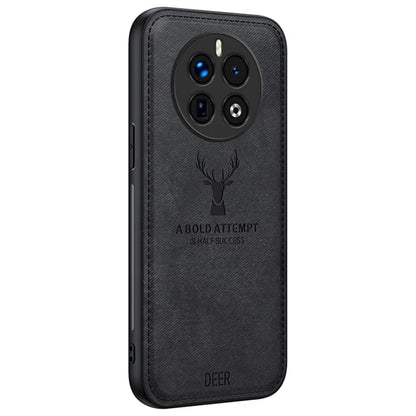For Realme 12 5G Case Deer Pattern PU Leather+PC+TPU Protective Phone Cover