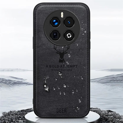 For Realme 12 5G Case Deer Pattern PU Leather+PC+TPU Protective Phone Cover