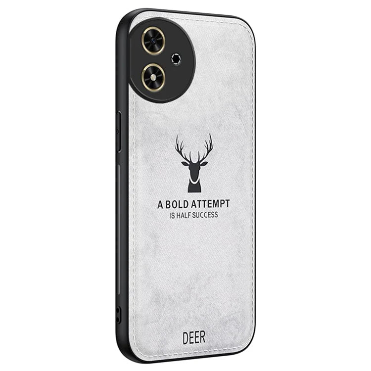 For Honor Play 50 Case Leather+PC+TPU Deer Pattern Mobile Phone Cover