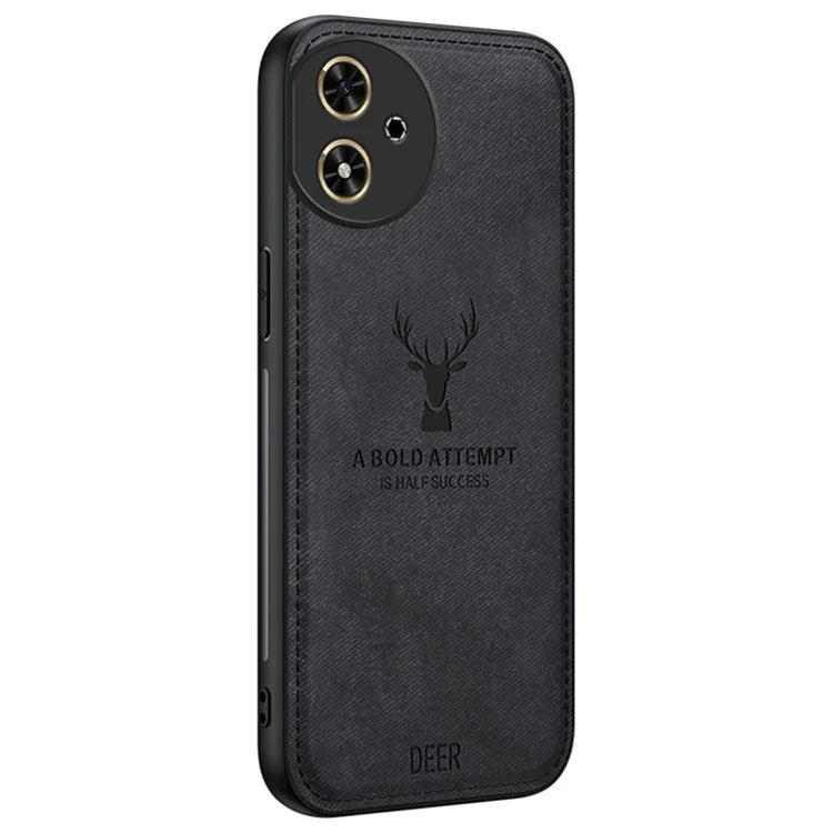 For Honor Play 50 Case Leather+PC+TPU Deer Pattern Mobile Phone Cover