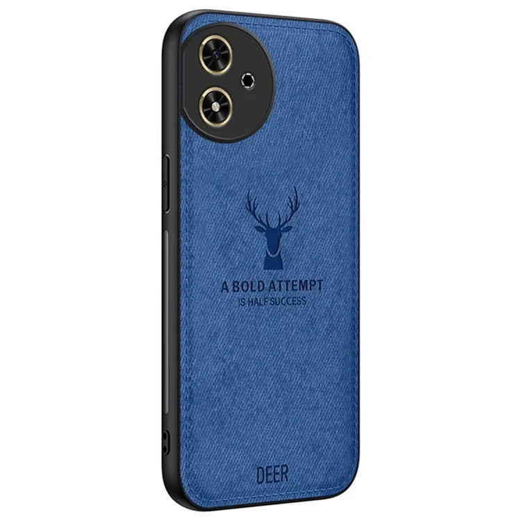 For Honor Play 50 Case Leather+PC+TPU Deer Pattern Mobile Phone Cover