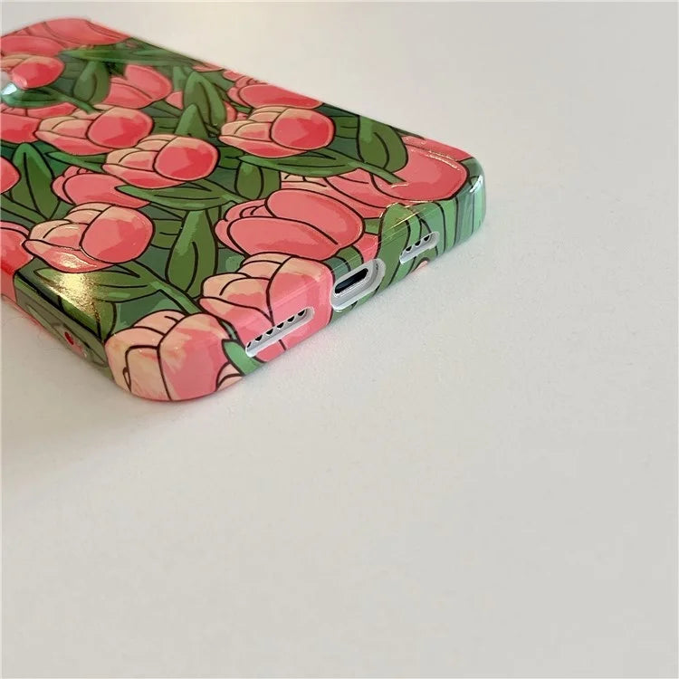 ARU For iPhone 13 Pro 6.1 inch TPU Case Stylish Water Transfer Printing Phone Cover