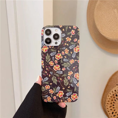 ARU For iPhone 13 Pro 6.1 inch TPU Case Stylish Water Transfer Printing Phone Cover