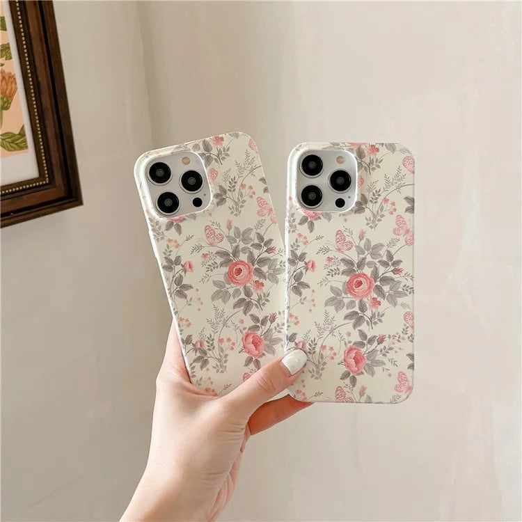 ARU For iPhone 13 Pro 6.1 inch TPU Case Stylish Water Transfer Printing Phone Cover