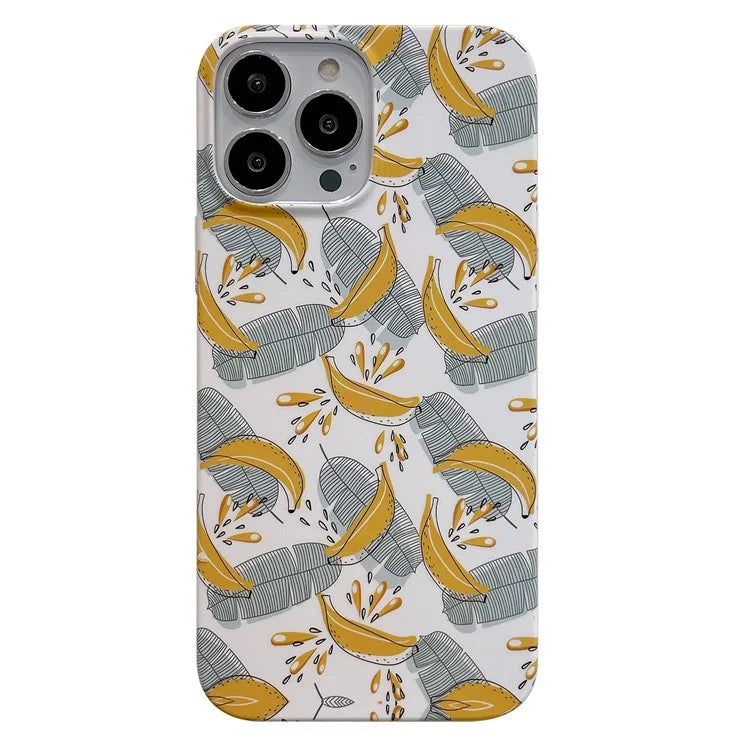 ARU For iPhone 13 Pro 6.1 inch TPU Case Stylish Water Transfer Printing Phone Cover