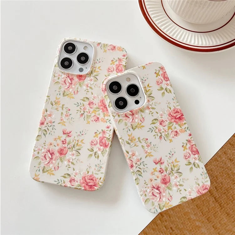 ARU For iPhone 13 Pro 6.1 inch TPU Case Stylish Water Transfer Printing Phone Cover