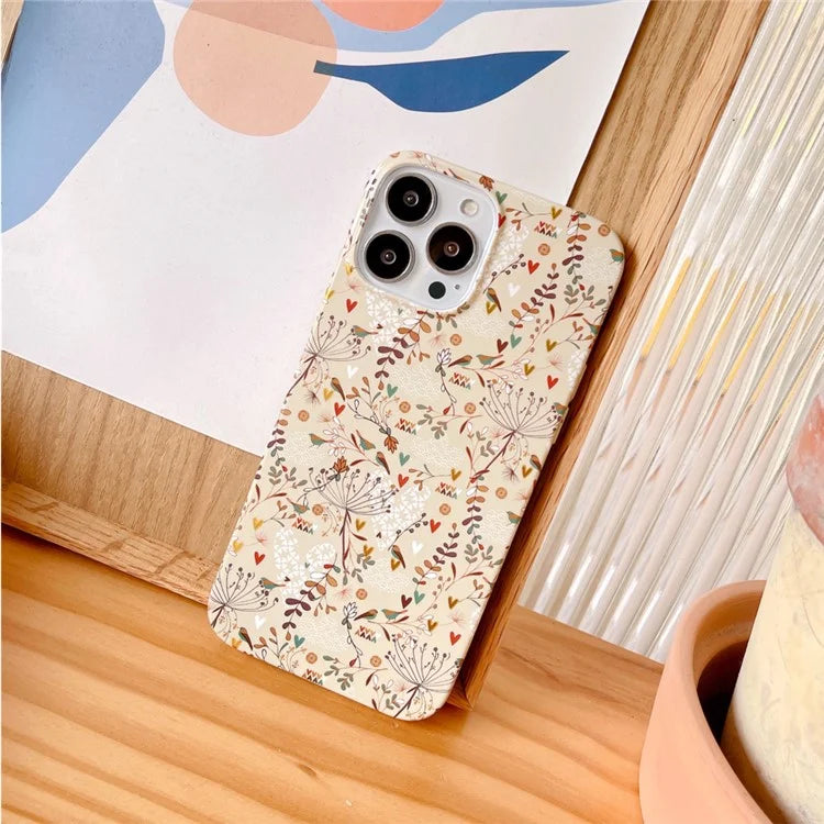 ARU For iPhone 13 Pro 6.1 inch TPU Case Stylish Water Transfer Printing Phone Cover