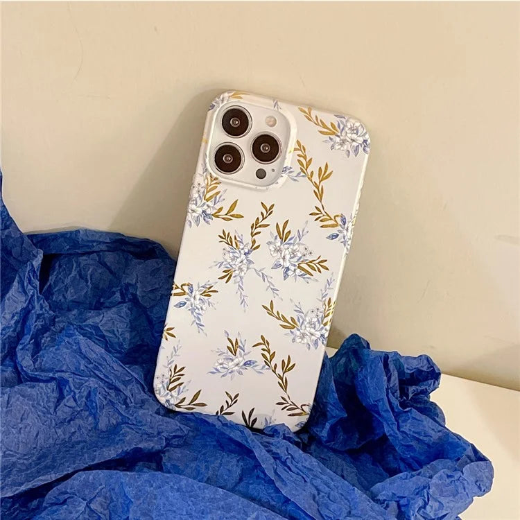 ARU For iPhone 13 Pro 6.1 inch TPU Case Stylish Water Transfer Printing Phone Cover