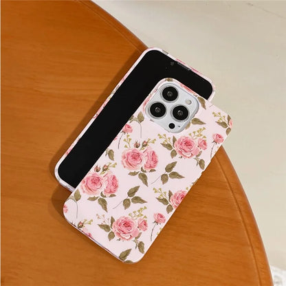 ARU For iPhone 13 Pro 6.1 inch TPU Case Stylish Water Transfer Printing Phone Cover
