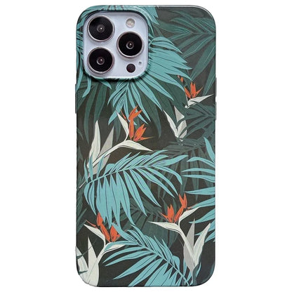 ARU For iPhone 14 Pro Slim-Fit TPU Phone Case Water Transfer Printing Phone Cover