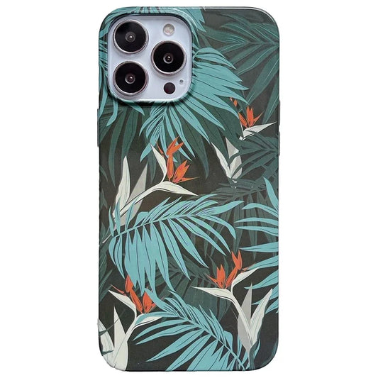 ARU For iPhone 14 Pro Slim-Fit TPU Phone Case Water Transfer Printing Phone Cover